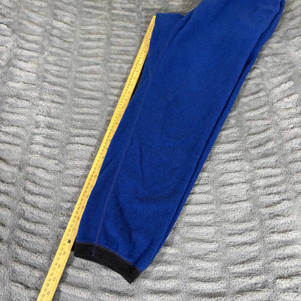 REI Vintage Blue Fleece Pants Small Elastic Waist Outdoor Baselayer Lounge AR391 - Picture 6 of 7